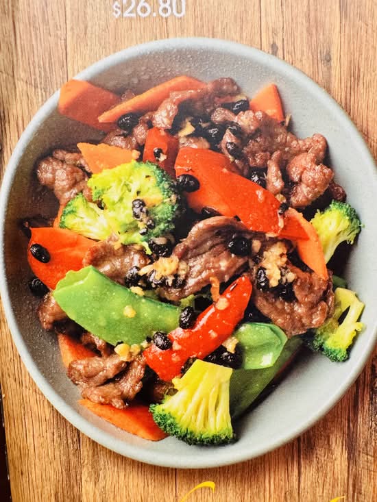 709_Beef with Black Bean Sauce  豆豉牛肉